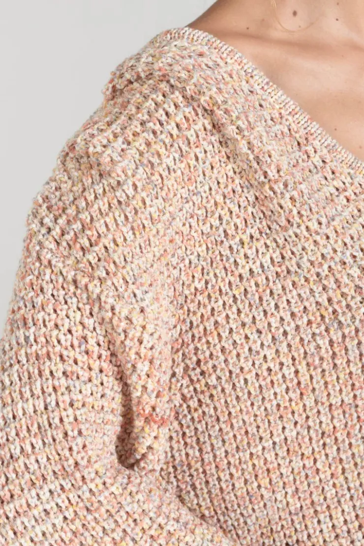 Femme Le Temps des Cerises Pulls & Sweats & Cardigans-Pull Astro Multicolore