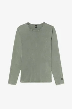 Homme Le Temps des Cerises Pulls & Cardigans-Pull Bivor Kaki Delave