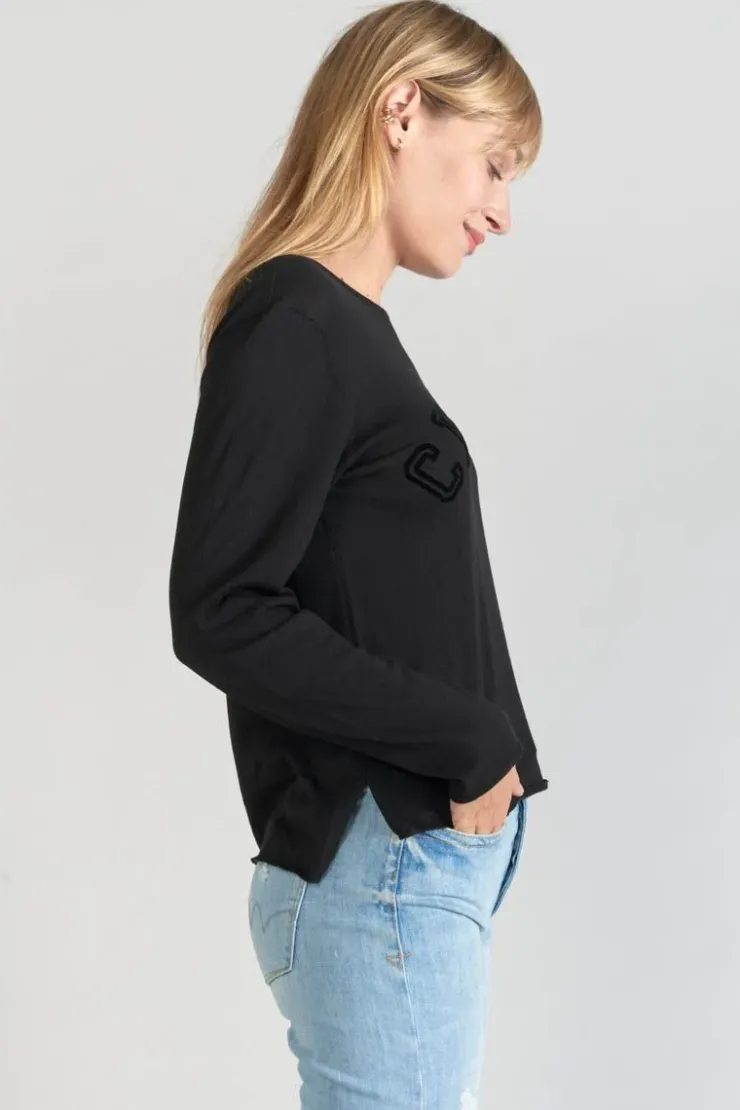 Femme Le Temps des Cerises Pulls & Sweats & Cardigans-Pull Colchic Noir