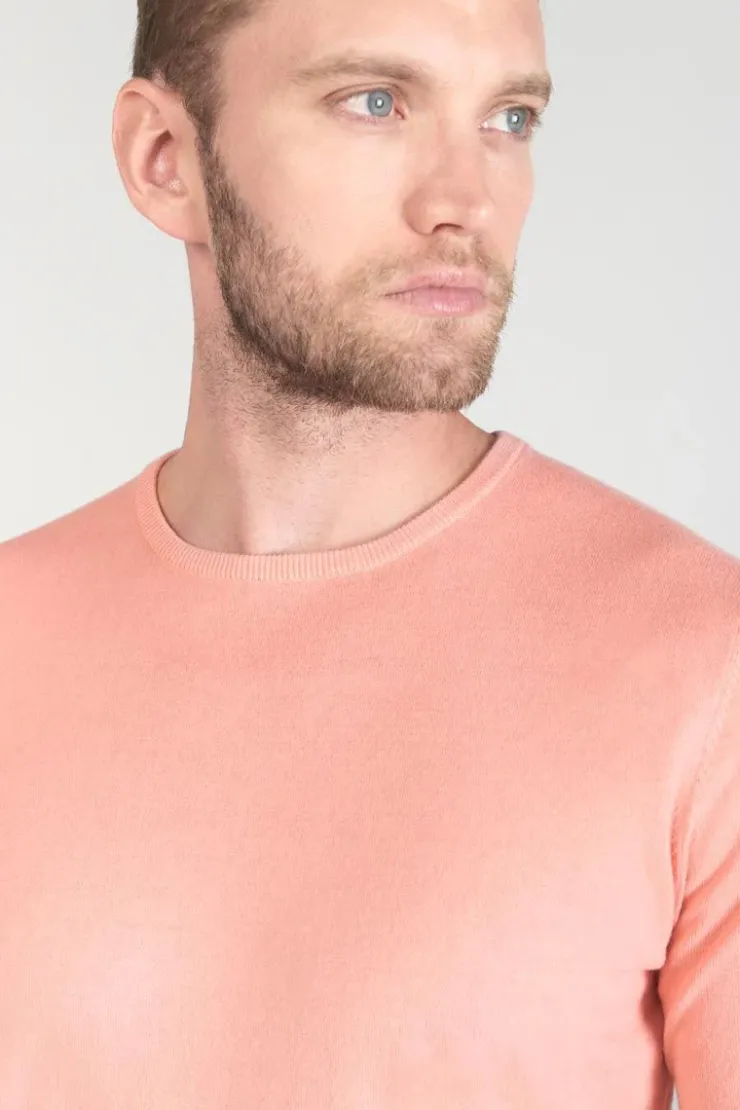 Homme Le Temps des Cerises Pulls & Cardigans-Pull Dross Saumon