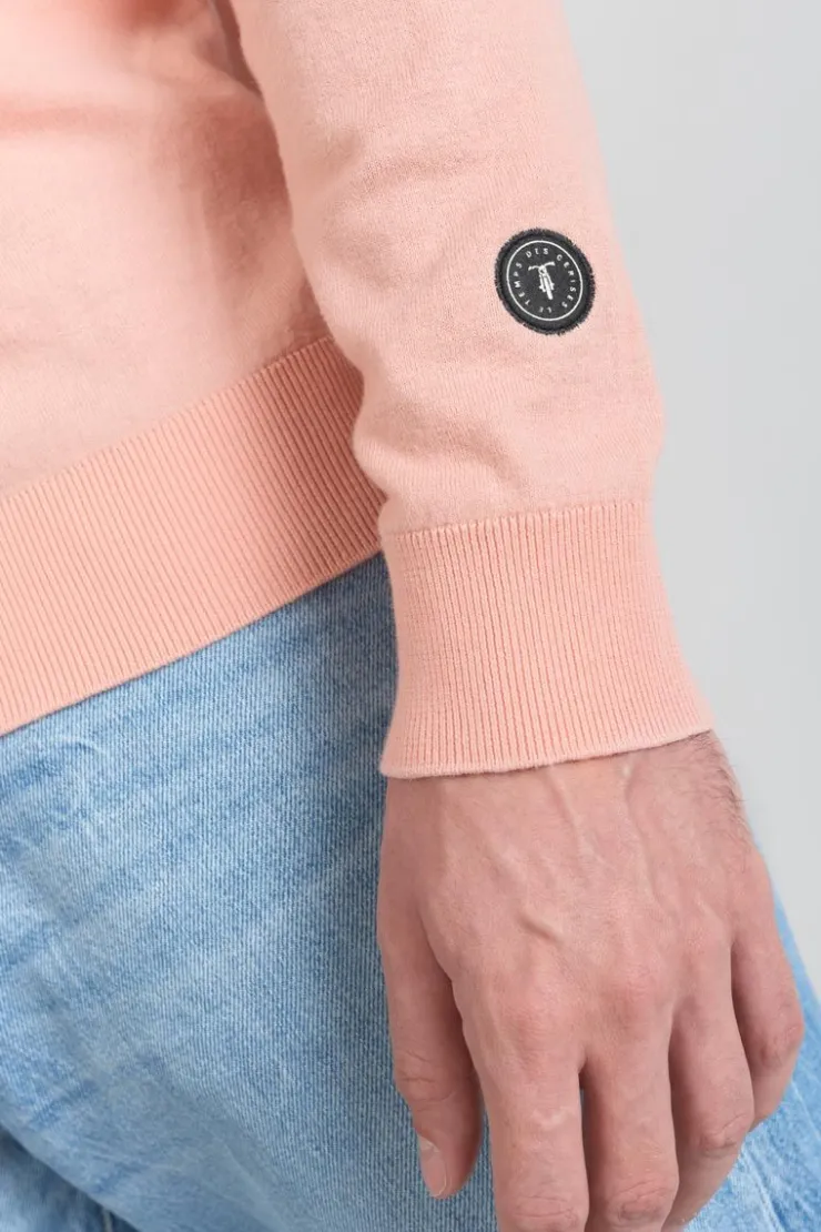 Homme Le Temps des Cerises Pulls & Cardigans-Pull Dross Saumon