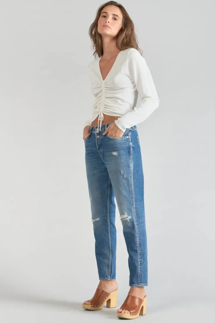 Femme Le Temps des Cerises Pulls & Sweats & Cardigans-Pull Duni Blanc