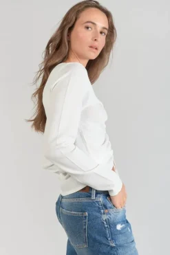 Femme Le Temps des Cerises Pulls & Sweats & Cardigans-Pull Duni Blanc