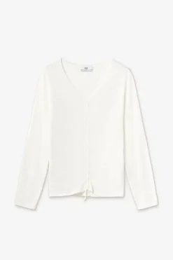 Femme Le Temps des Cerises Pulls & Sweats & Cardigans-Pull Duni Blanc