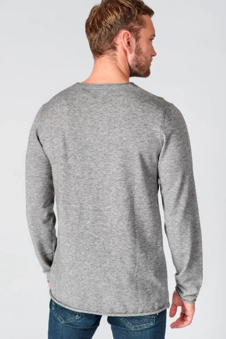 Homme Le Temps des Cerises Pulls & Cardigans-Pull Terry Gris Chine