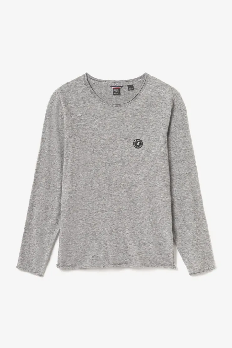 Homme Le Temps des Cerises Pulls & Cardigans-Pull Terry Gris Chine