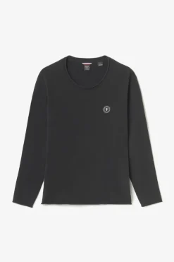 Homme Le Temps des Cerises Pulls & Cardigans-Pull Terry Noir