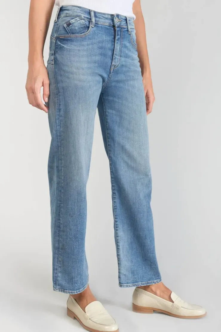 Femme Le Temps des Cerises Coupe Regular-Pulp Regular Taille Haute 7/8Eme Jeans Bleu N°4