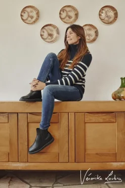 Femme Le Temps des Cerises Coupe Slim-Pulp Slim By Veronika Loubry Jeans Bleu N°2