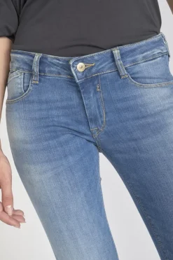 Femme Le Temps des Cerises Coupe Slim-Pulp Slim 7/8Eme Jeans Bleu N°4