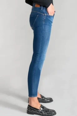 Femme Le Temps des Cerises Coupe Slim-Pulp Slim 7/8Eme Jeans Bleu N°2