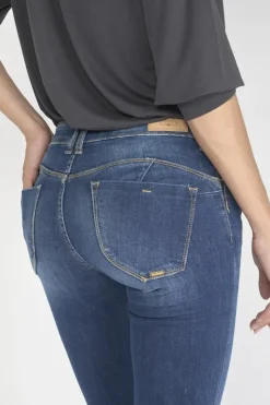Femme Le Temps des Cerises Coupe Slim-Pulp Slim Jeans Bleu N°2