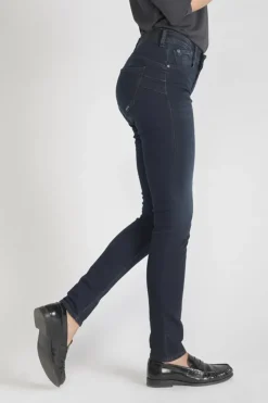 Femme Le Temps des Cerises Coupe Slim-Pulp Slim Taille Haute Jeans Bleu-Noir N°1