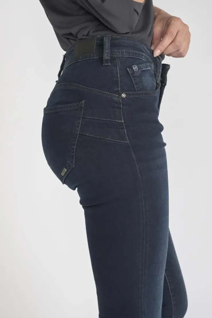 Femme Le Temps des Cerises Coupe Slim-Pulp Slim Taille Haute Jeans Bleu-Noir N°1