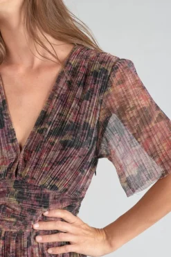 Femme Le Temps des Cerises Robes-Robe Longue Amiel Imprimee Irisee