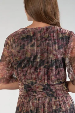 Femme Le Temps des Cerises Robes-Robe Longue Amiel Imprimee Irisee