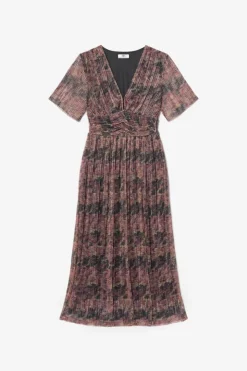 Femme Le Temps des Cerises Robes-Robe Longue Amiel Imprimee Irisee