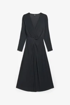 Femme Le Temps des Cerises Robes-Robe Longue Yama Noire