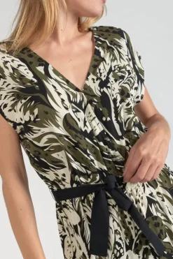 Femme Le Temps des Cerises Robes-Robe Page A Motif Jungle