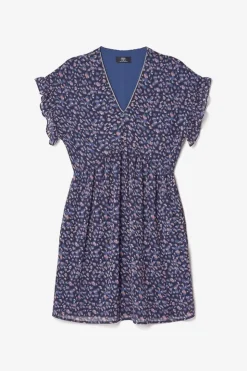 Femme Le Temps des Cerises Robes-Robe Paola A Motif Leopard