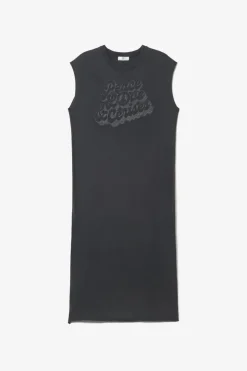 Femme Le Temps des Cerises Robes-Robe T-Shirt Longue Poppy Noire