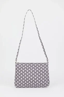 Femme Le Temps des Cerises Sacs & Portefeuilles-Sac A Bandouliere Lauri Gris A Motif Floral