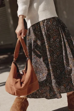 Femme Le Temps des Cerises Sacs & Portefeuilles-Sac Astier En Cuir Suede