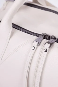 Femme Le Temps des Cerises Sacs & Portefeuilles-Sac Bowling Isaia Creme