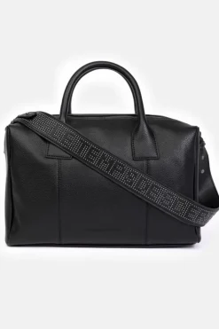 Femme Le Temps des Cerises Sacs & Portefeuilles-Sac Bowling Isaia Noir Cloute