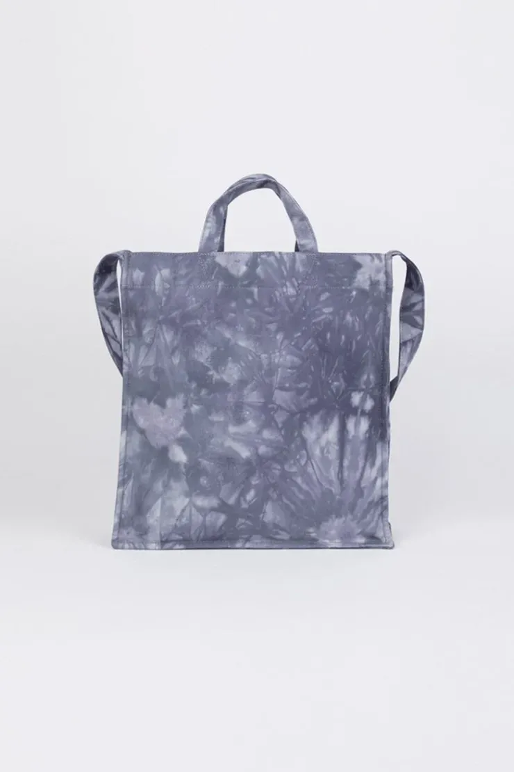 Femme Le Temps des Cerises Sacs & Portefeuilles-Sac De Shopping Lina Tie And Dye Bleu Gris