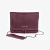 Femme Le Temps des Cerises Sacs & Portefeuilles-Sac Leter Bordeaux Plisse
