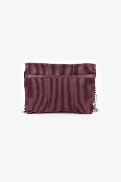 Femme Le Temps des Cerises Sacs & Portefeuilles-Sac Leter Bordeaux Plisse