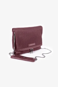 Femme Le Temps des Cerises Sacs & Portefeuilles-Sac Leter Bordeaux Plisse