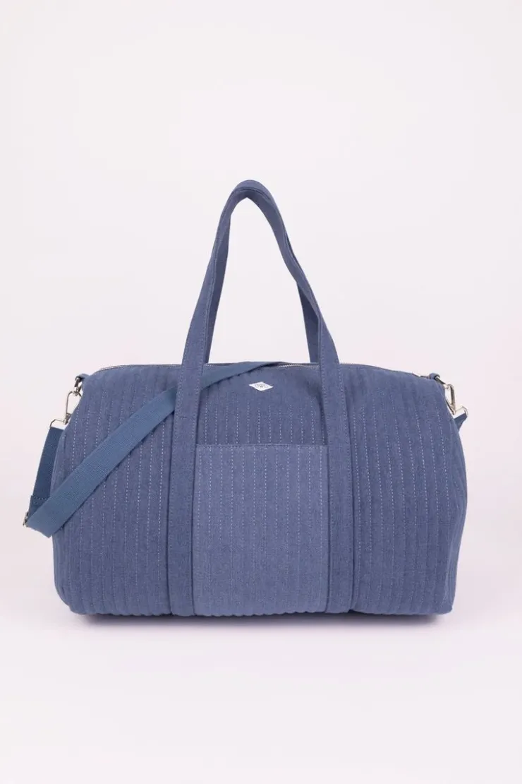 Femme Le Temps des Cerises Sacs & Portefeuilles-Sac Week-End Lisia Bleu