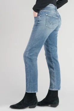 Femme Le Temps des Cerises Coupe Mom-Salma 400/17 Mom Taille Haute 7/8Eme Jeans Bleu N°4