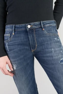 Femme Le Temps des Cerises Coupe Boyfit-Sea 200/43 Boyfit Jeans Destroy Bleu N°2