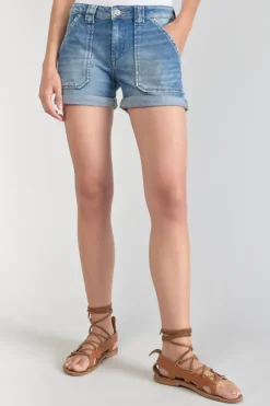 Femme Le Temps des Cerises Jupes & Shorts-Short Bloom En Jeans Bleu