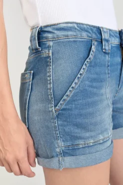 Femme Le Temps des Cerises Jupes & Shorts-Short Bloom En Jeans Bleu