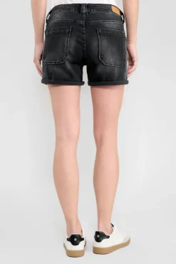 Femme Le Temps des Cerises Jupes & Shorts-Short En Jeans Bloom Noir