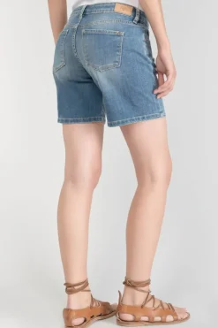Femme Le Temps des Cerises Jupes & Shorts-Short Janka En Jeans Bleu Delave