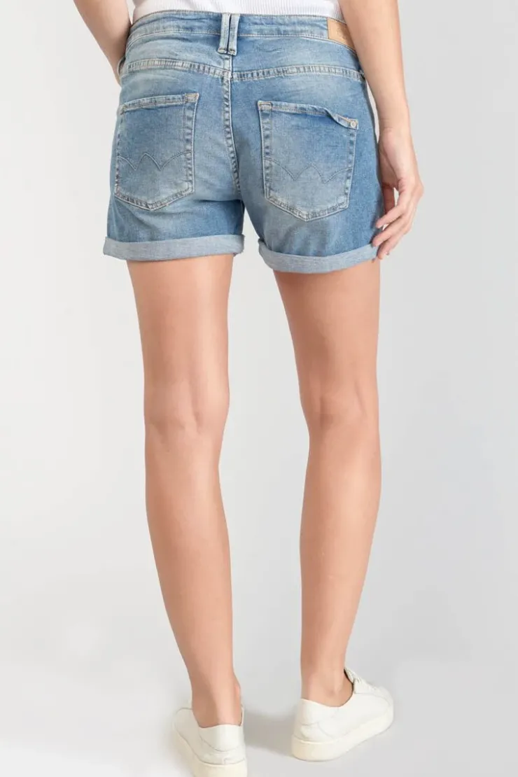 Femme Le Temps des Cerises Jupes & Shorts-Short Madrague En Jeans Bleu