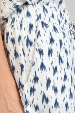 Femme Le Temps des Cerises Shorts & Jupes-Short Nuria Tie And Dye Bleu