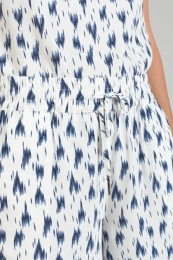 Femme Le Temps des Cerises Shorts & Jupes-Short Nuria Tie And Dye Bleu