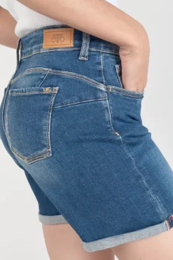 Femme Le Temps des Cerises Jupes & Shorts-Short Paola En Jeans Bleu
