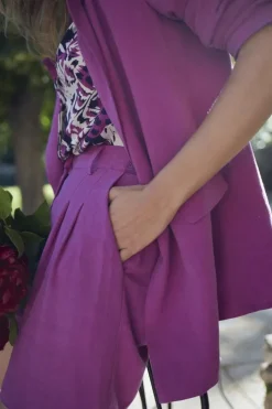 Femme Le Temps des Cerises Shorts & Jupes-Short Polla Violine