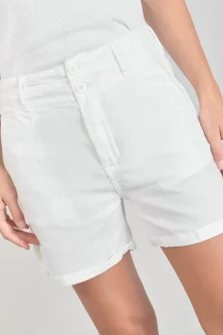Femme Le Temps des Cerises Shorts & Jupes-Short Sydney2 Blanc