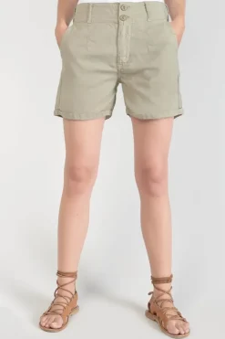 Femme Le Temps des Cerises Shorts & Jupes-Short Sydney2 Kaki Clair