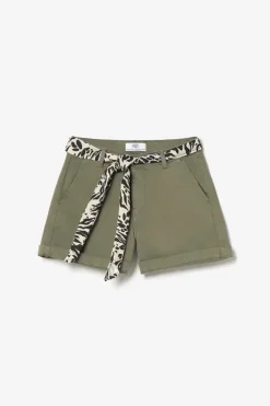 Femme Le Temps des Cerises Shorts & Jupes-Short Veli2 Kaki