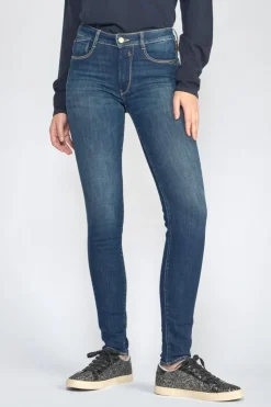 Femme Le Temps des Cerises Coupe Slim-Soma Pulp Slim Taille Haute Jeans Bleu N°2