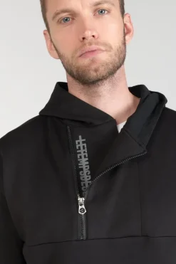 Homme Le Temps des Cerises Sweats-Sweat A Capuche Provis Noir